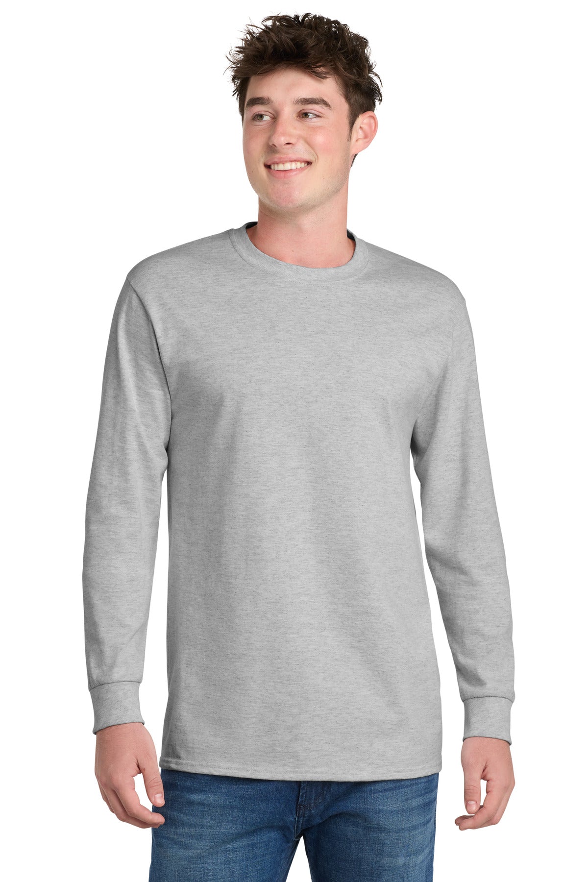 Port & Co   Tall Long Sleeve Essential Tee. PC61LST