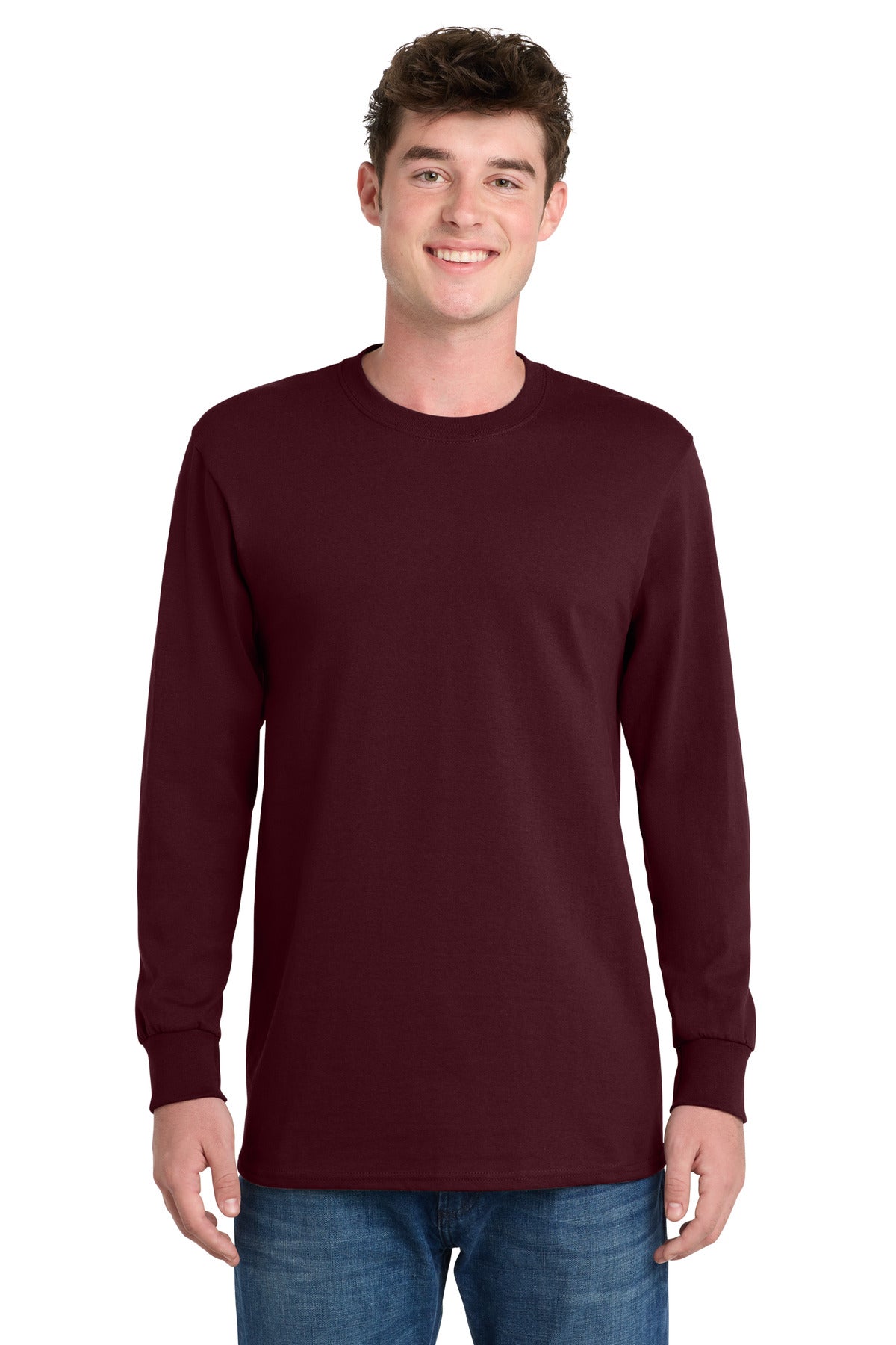 Port & Co   Tall Long Sleeve Essential Tee. PC61LST