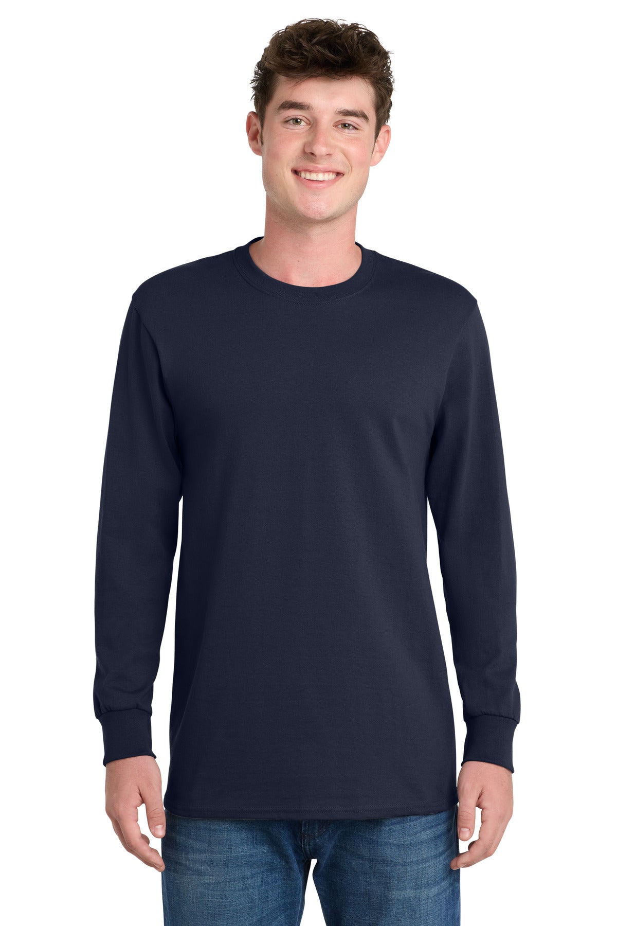 Port & Co   Tall Long Sleeve Essential Tee. PC61LST
