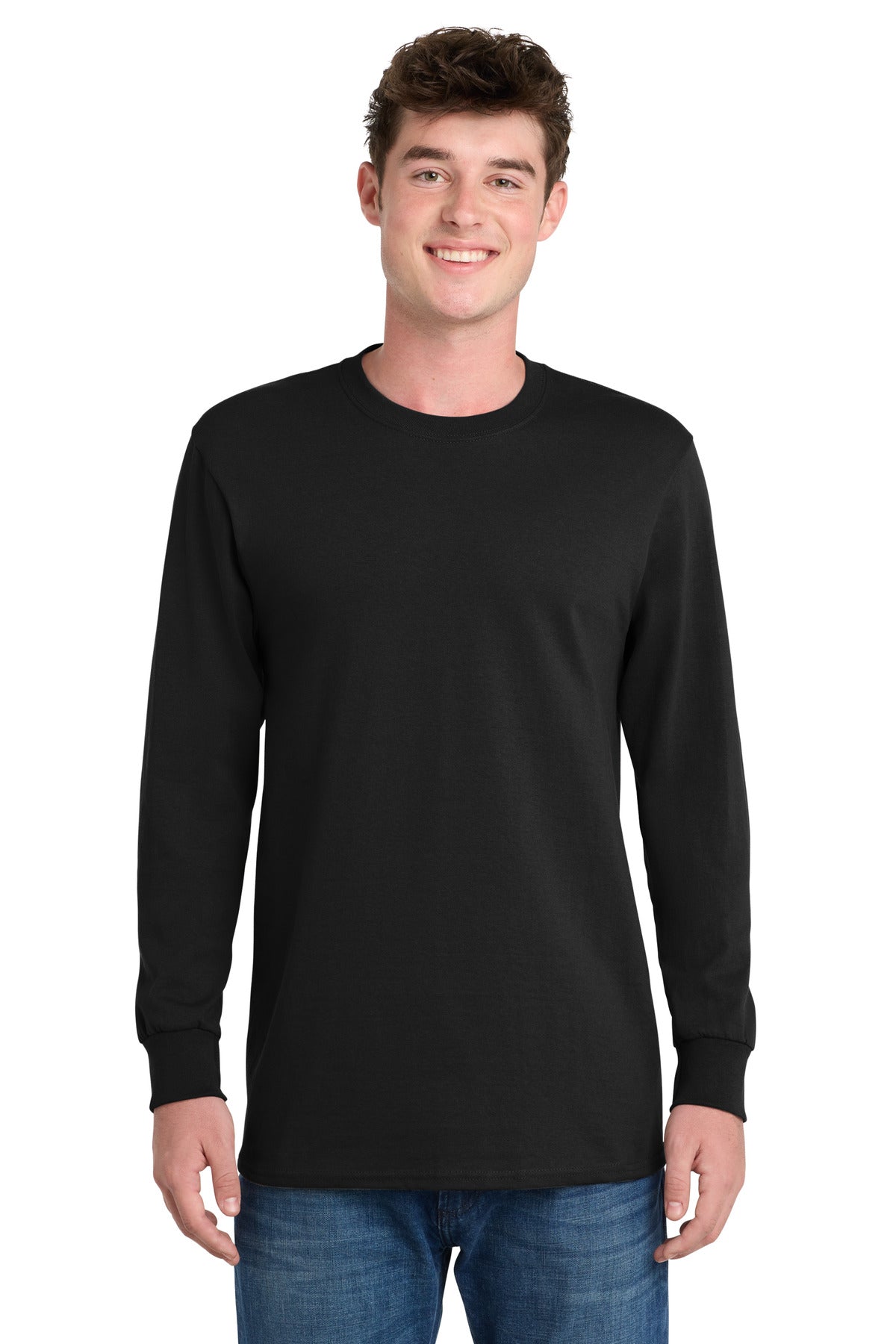 Port & Co   Tall Long Sleeve Essential Tee. PC61LST