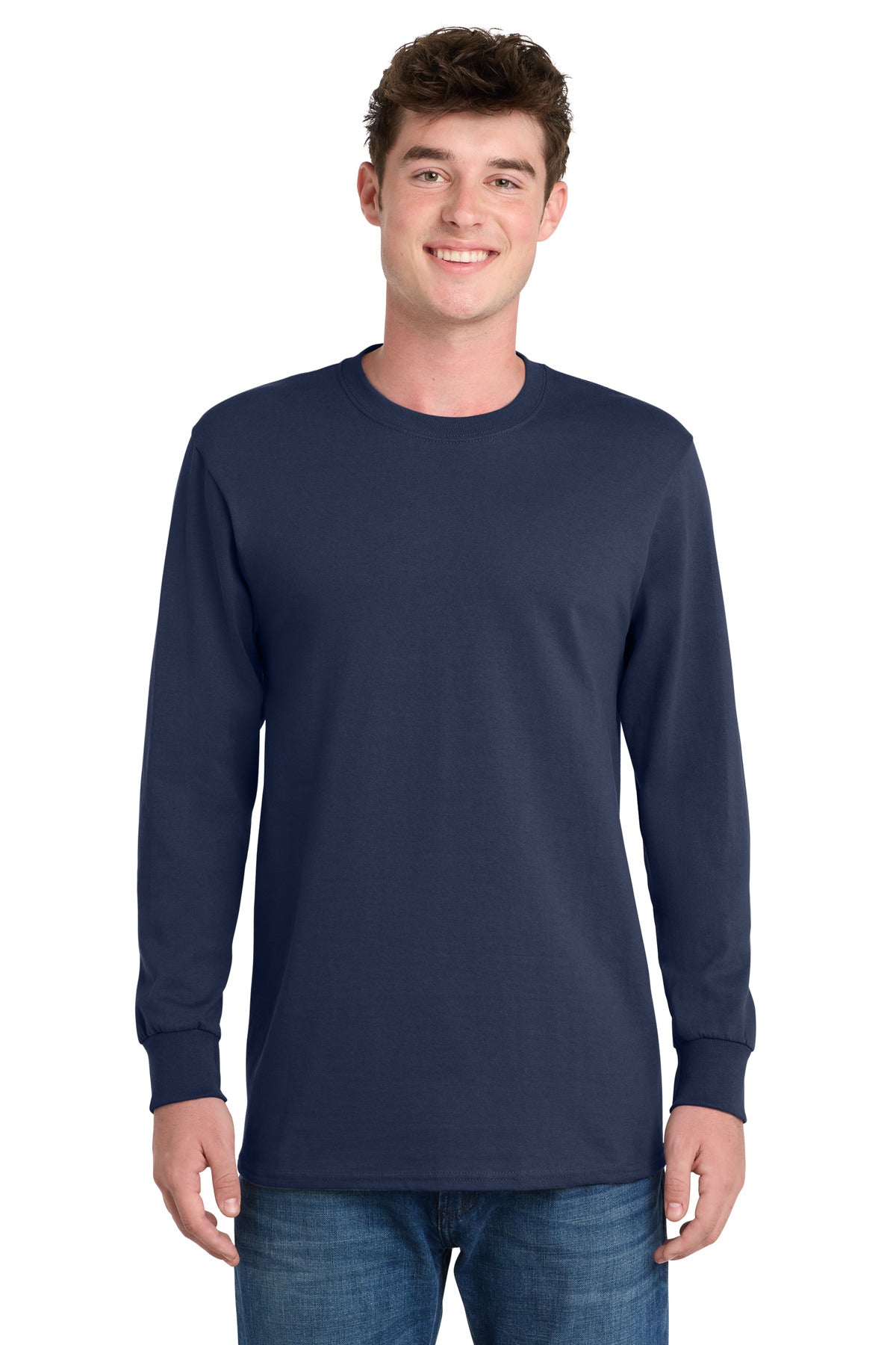 Port & Co   Tall Long Sleeve Essential Tee. PC61LST