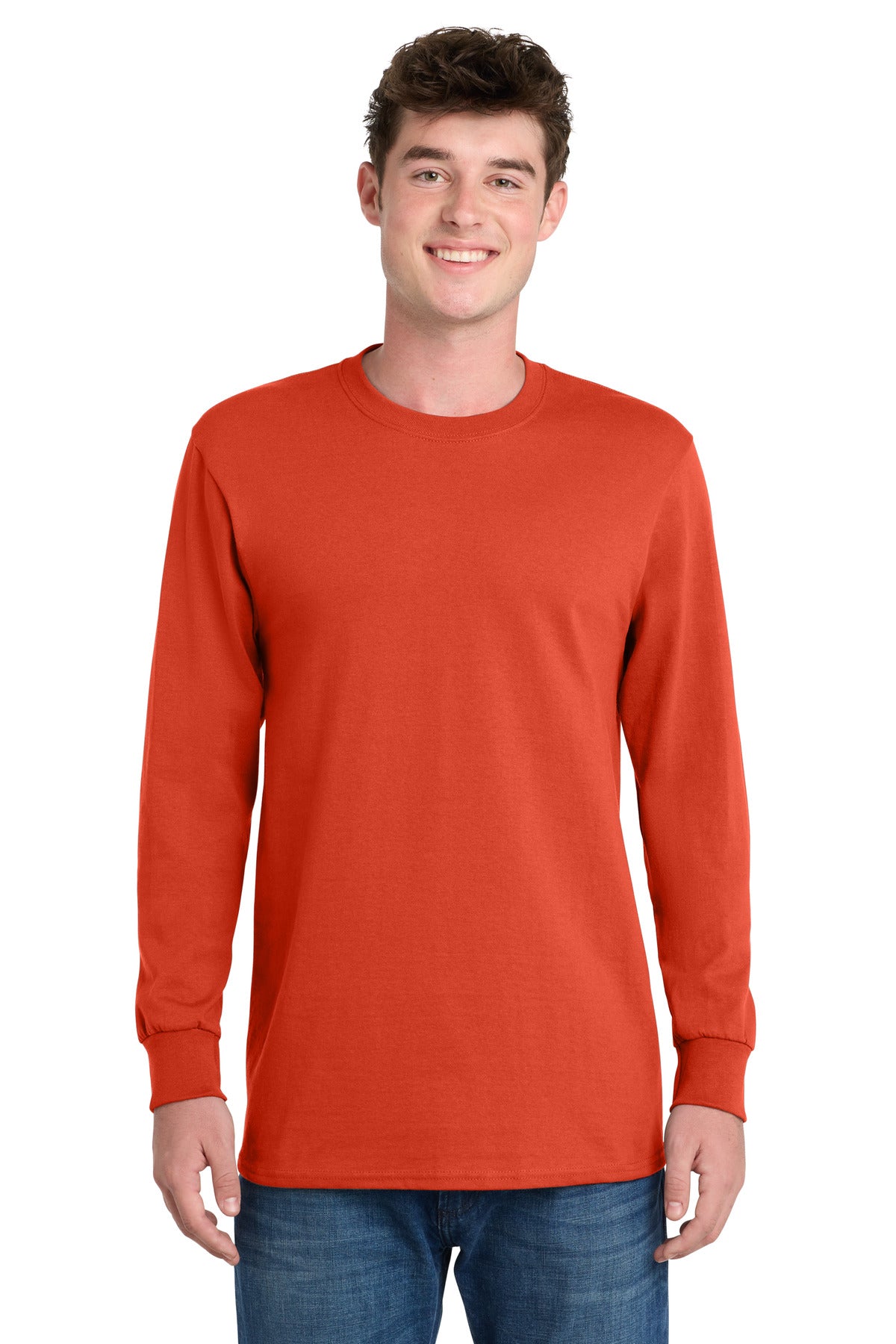 Port & Co   Tall Long Sleeve Essential Tee. PC61LST