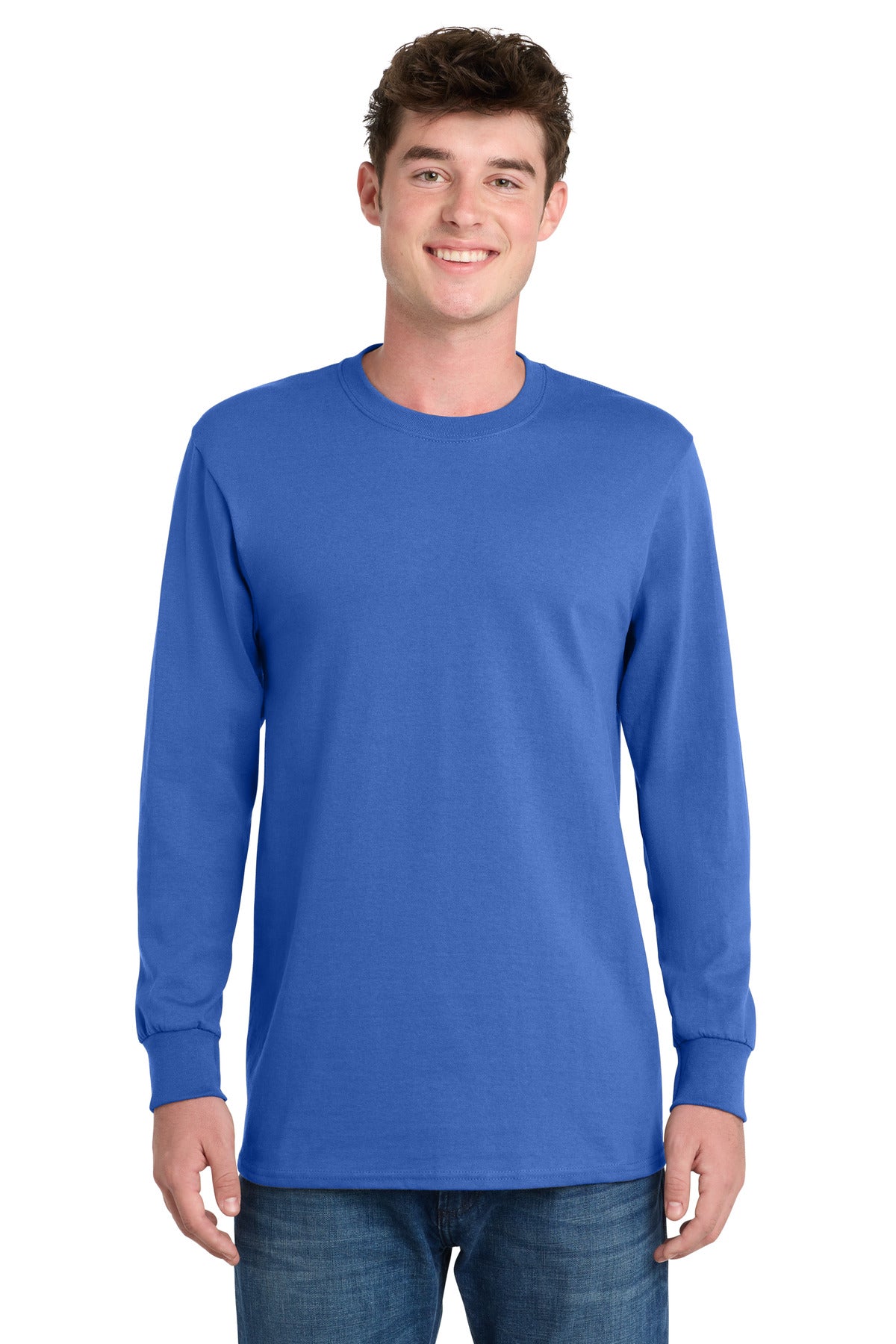 Port & Co   Tall Long Sleeve Essential Tee. PC61LST