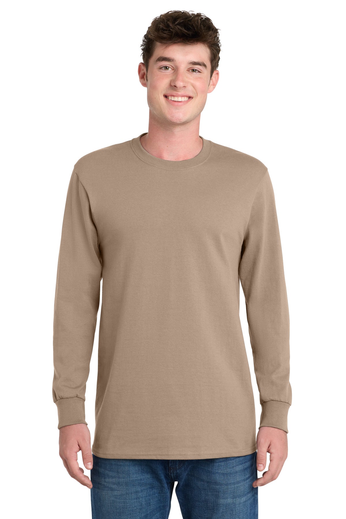 Port & Co   Tall Long Sleeve Essential Tee. PC61LST
