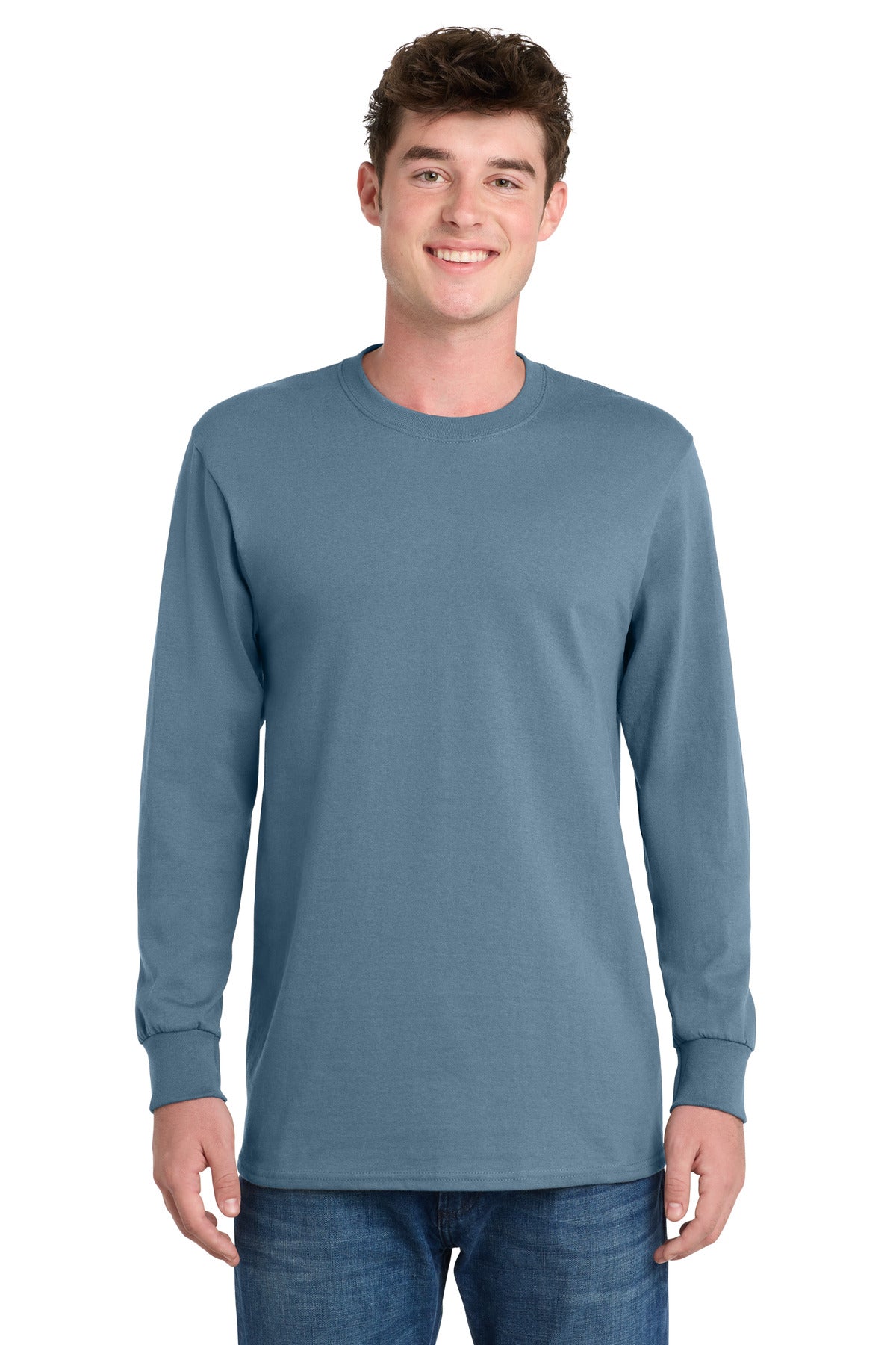 Port & Co   Tall Long Sleeve Essential Tee. PC61LST