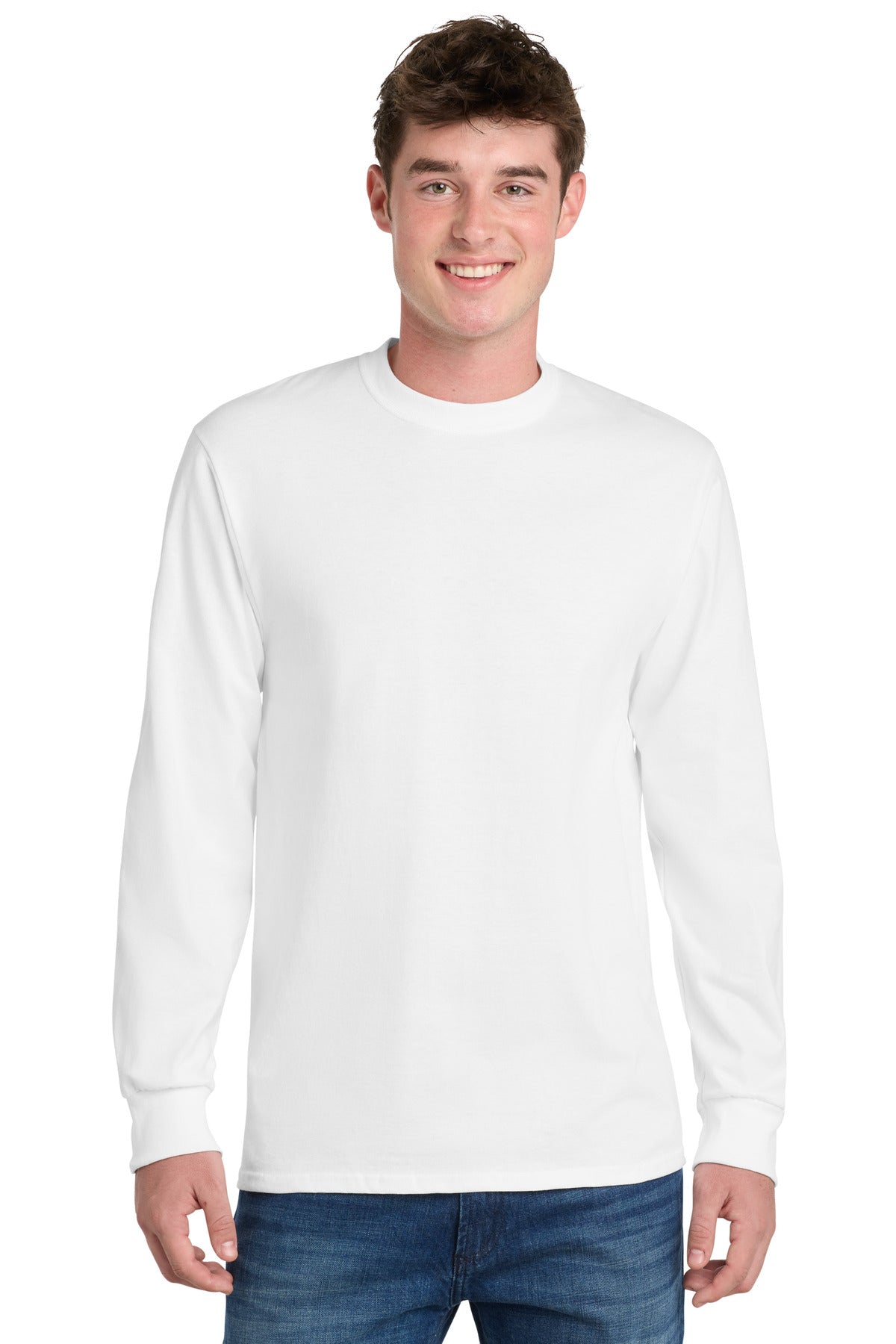 Port & Co   Tall Long Sleeve Essential Tee. PC61LST