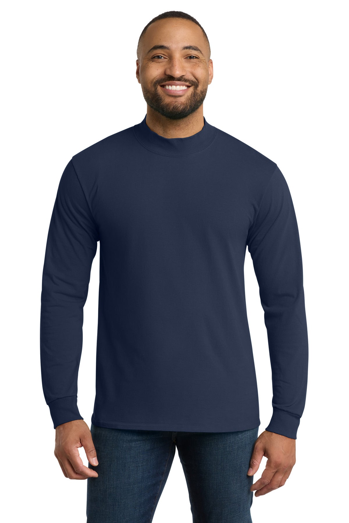 Port & Co   Essential Mock Turtleneck.  PC61M