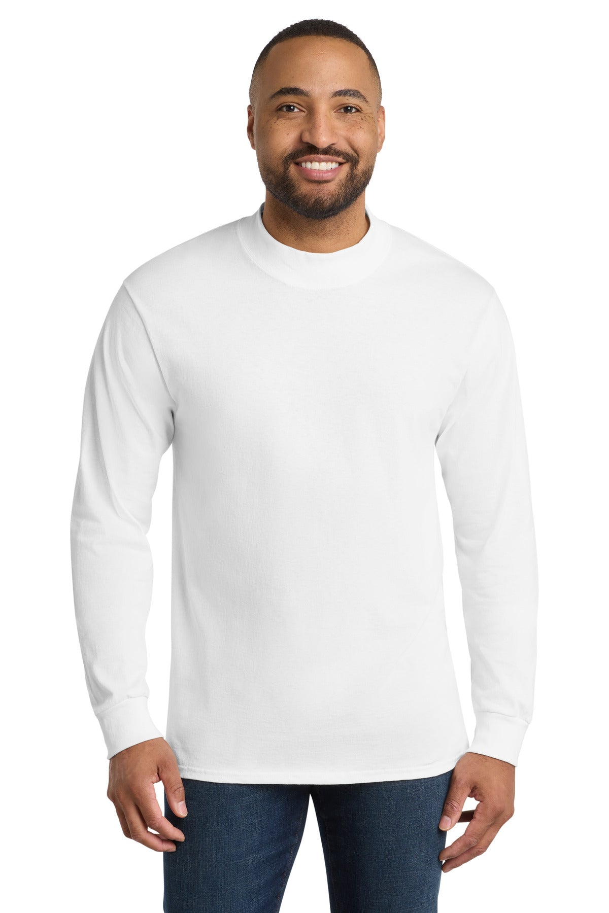 Port & Co   Essential Mock Turtleneck.  PC61M