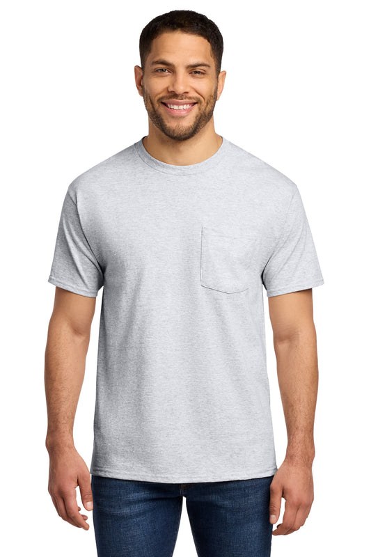 Port & Co   Tall Essential Pocket Tee. PC61PT