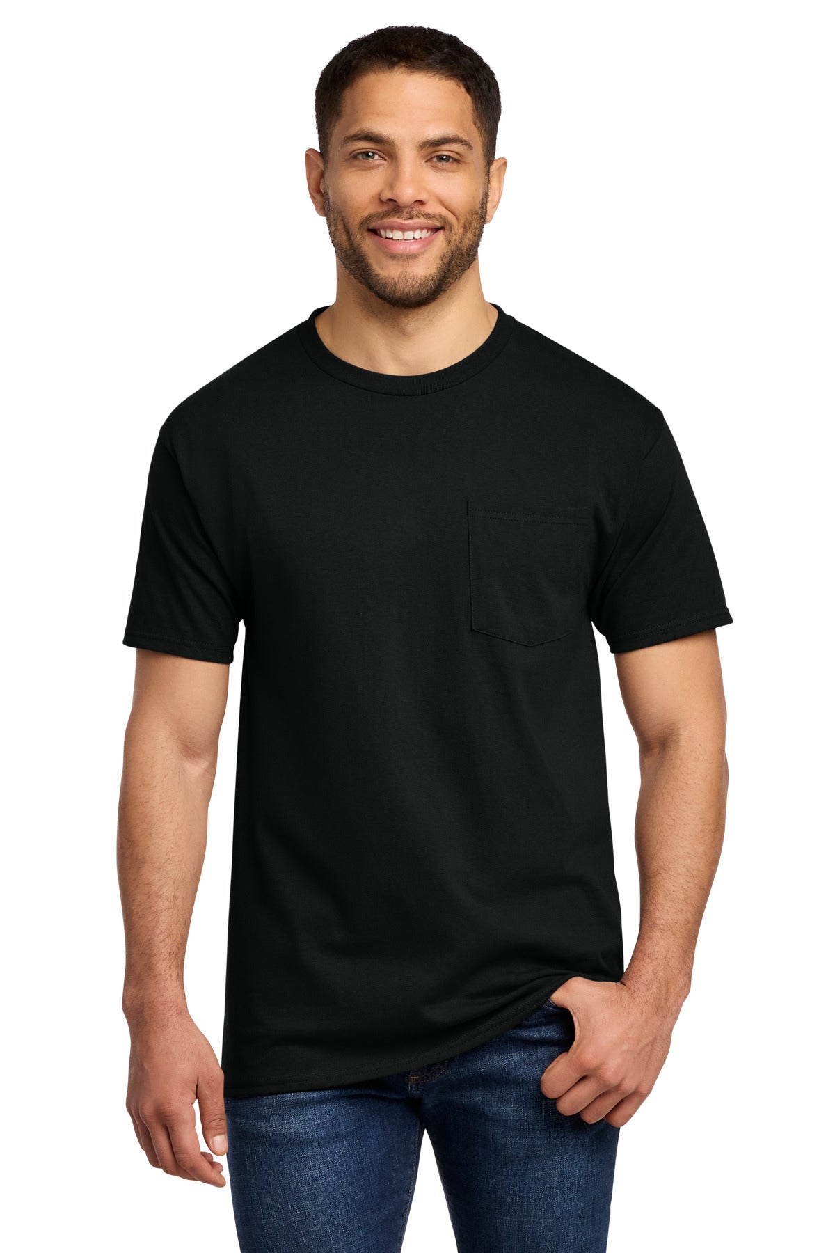 Port & Co   Tall Essential Pocket Tee. PC61PT