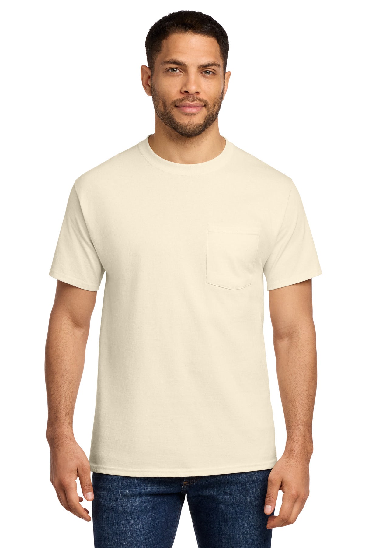 Port & Co   Tall Essential Pocket Tee PC61PT