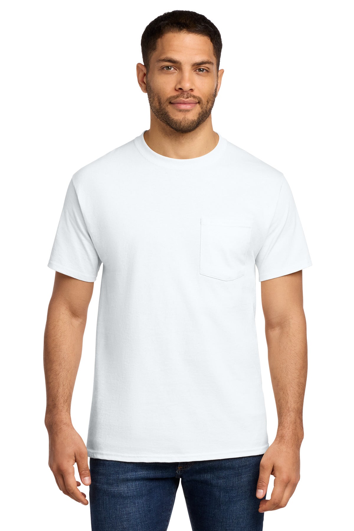 Port & Co   Tall Essential Pocket Tee. PC61PT