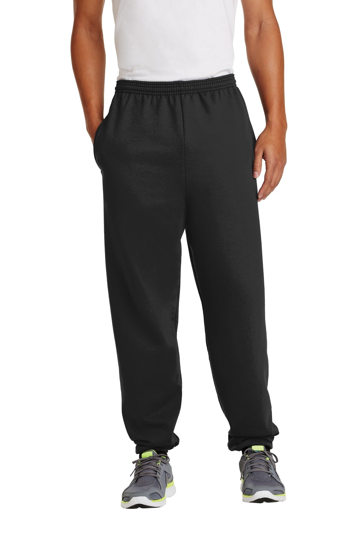 Port & Co ®  Essential Fleece Sweatpant with Pockets.  PC90P | Add Your Logo