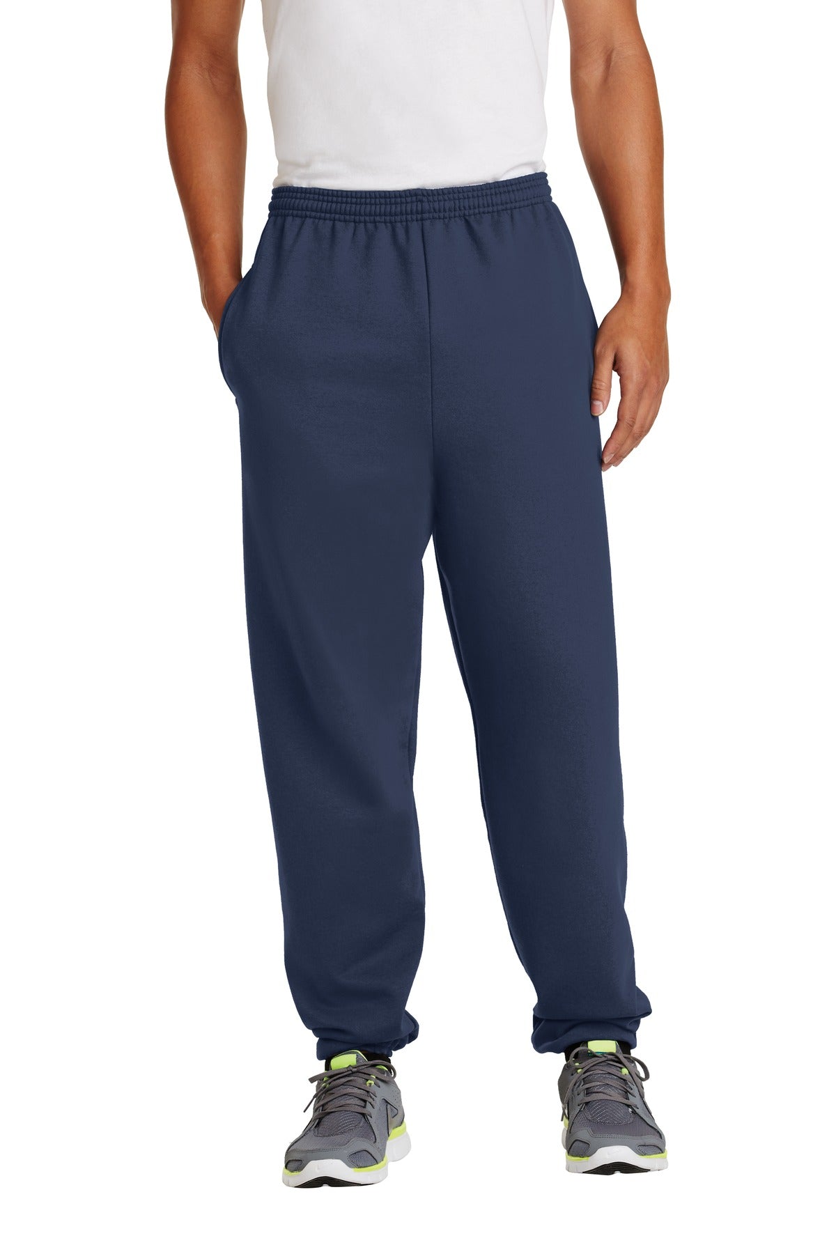 Port & Co ®  Essential Fleece Sweatpant with Pockets.  PC90P | Add Your Logo