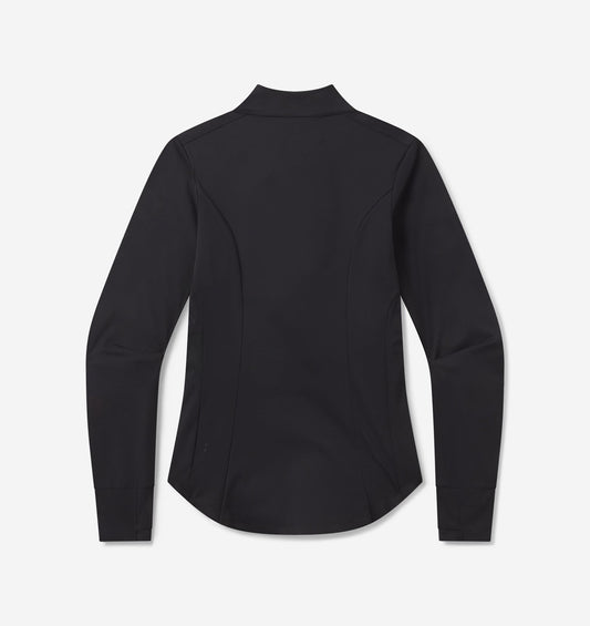 UNRL Womens Performa Fitted Half-Zip Ã¢â‚¬â€œ Black