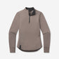 UNRL Womens Performa Fitted Half-Zip Ã¢â‚¬â€œ Dark Taupe