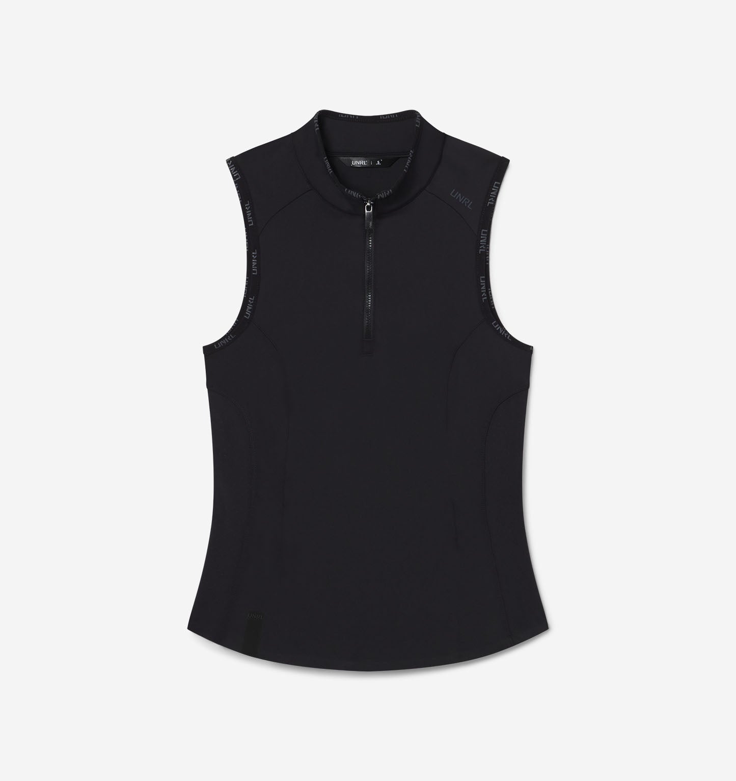UNRL Performa Sleeveless Polo Ã¢â‚¬â€œ Black