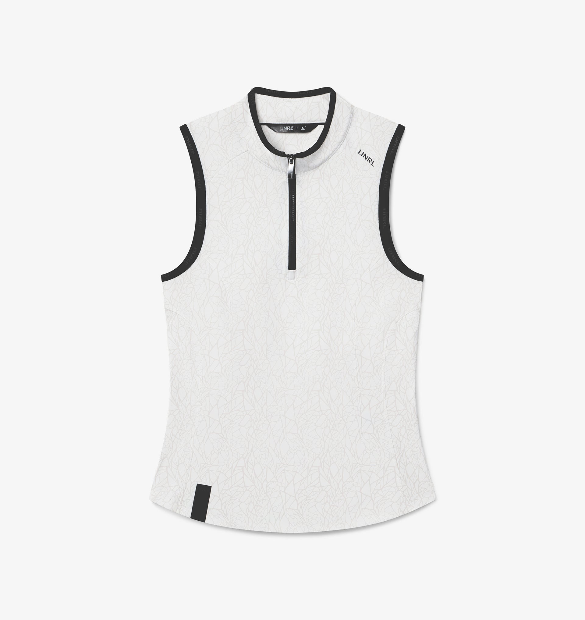 UNRL Performa Sleeveless Polo Ã¢â‚¬â€œ White-Beige