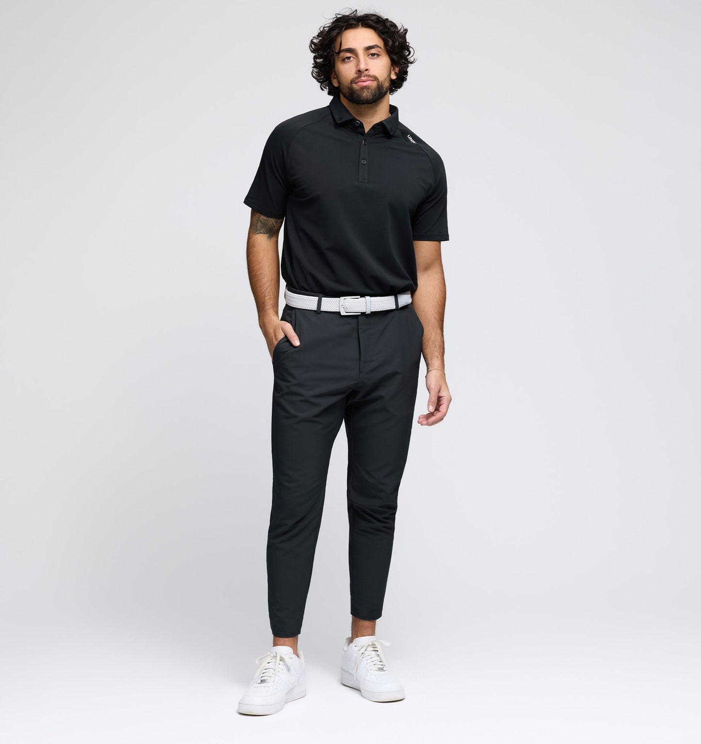 UNRL Pique Pro Polo Ã¢â‚¬â€œ Black