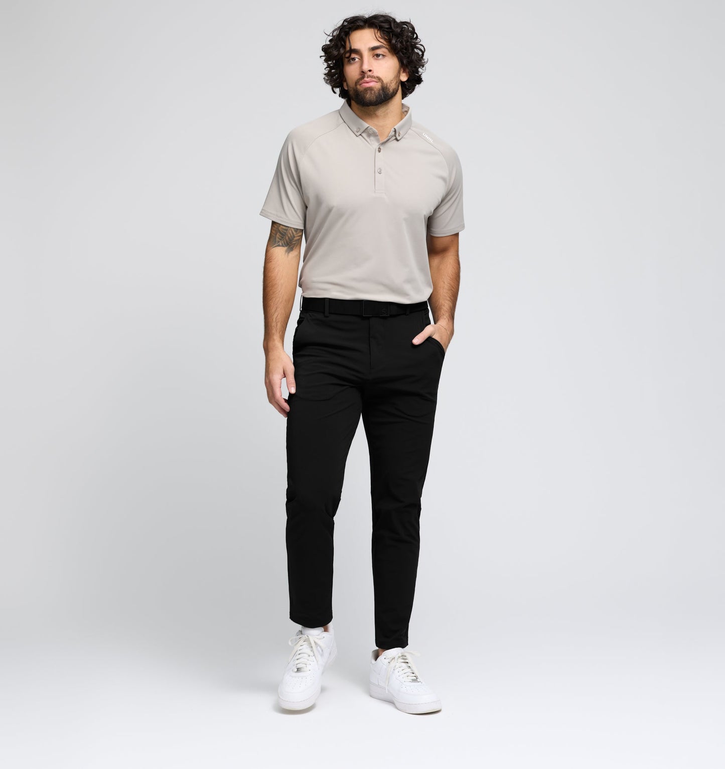 UNRL Pique Pro Polo Ã¢â‚¬â€œ Pebble