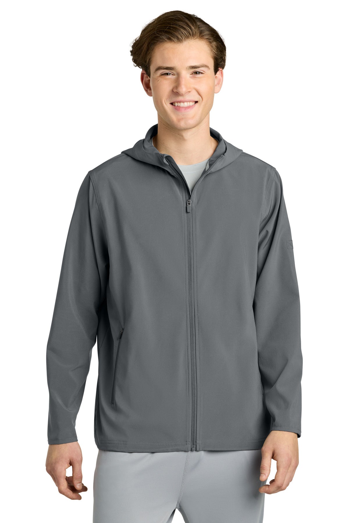 Richardson Barrage Hooded Wind Jacket RA7400FZH | Add Your Logo