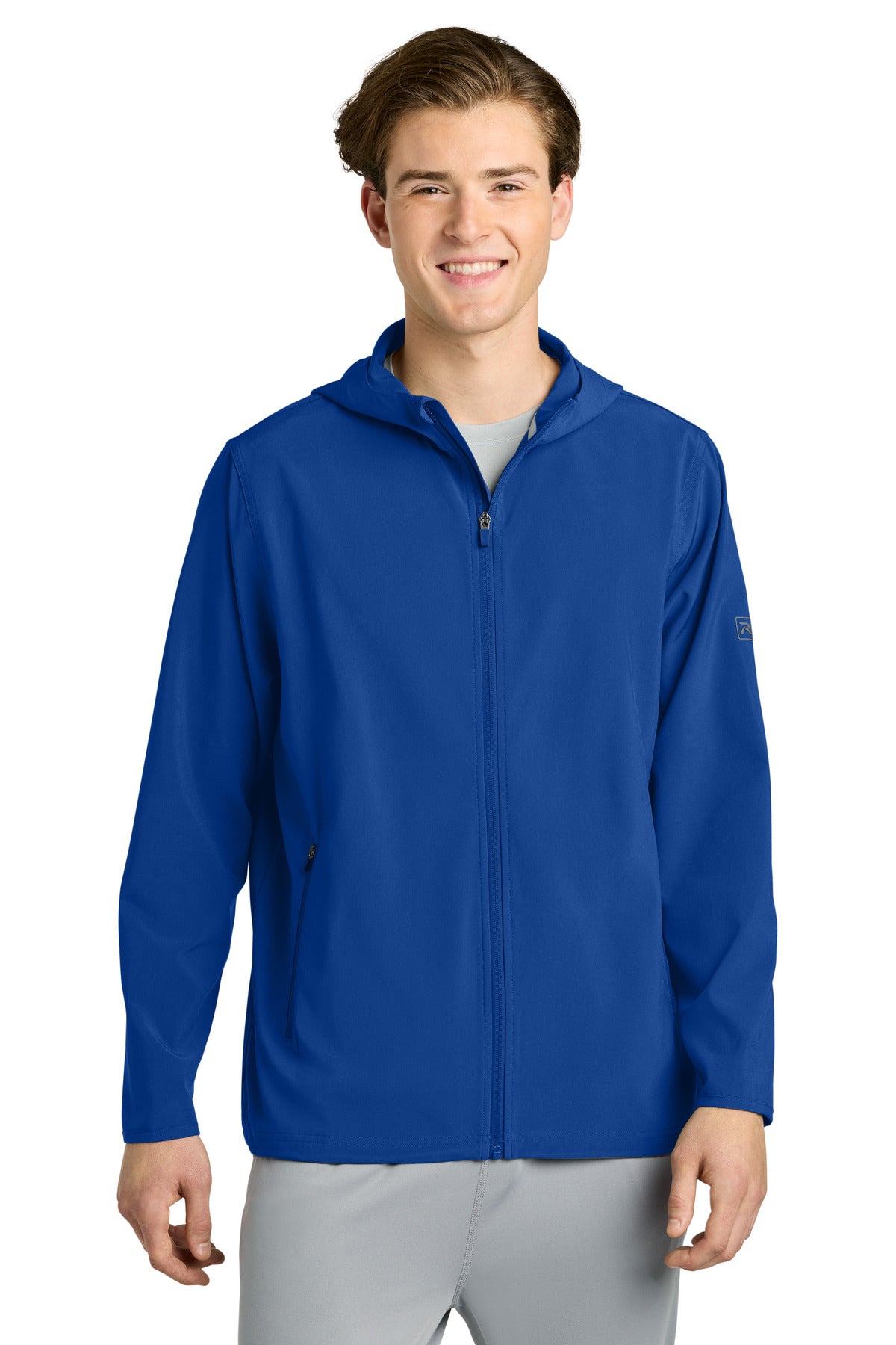 Richardson Barrage Hooded Wind Jacket RA7400FZH | Add Your Logo