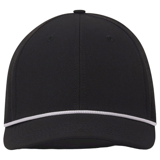 UNRL Mid-Pro Vented Rope Snapback Black/White