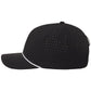 UNRL Mid-Pro Vented Rope Snapback Black/White
