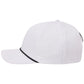 UNRL Mid-Pro Vented Rope Snapback White/Black