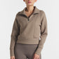 UNRL LuxBreak Half Zip Pullover – Black