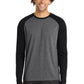 Sport-Tek    PosiCharge    Long Sleeve Tri-Blend Wicking Raglan Tee ST400LS