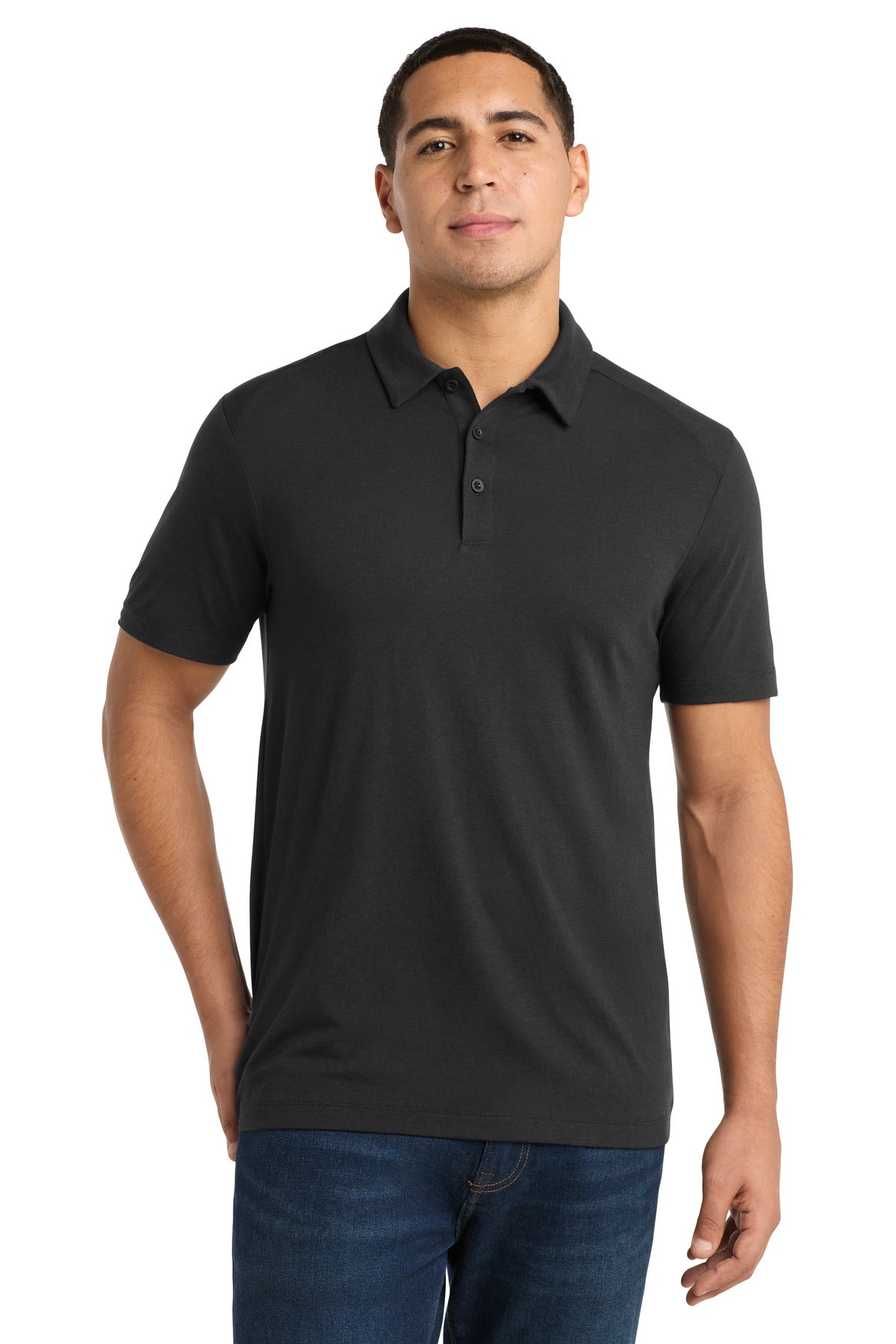 Sport-Tek    PosiCharge    Tri-Blend Wicking Polo. ST405