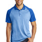 Sport-Tek    PosiCharge    RacerMesh    Raglan Heather Block Polo. ST641