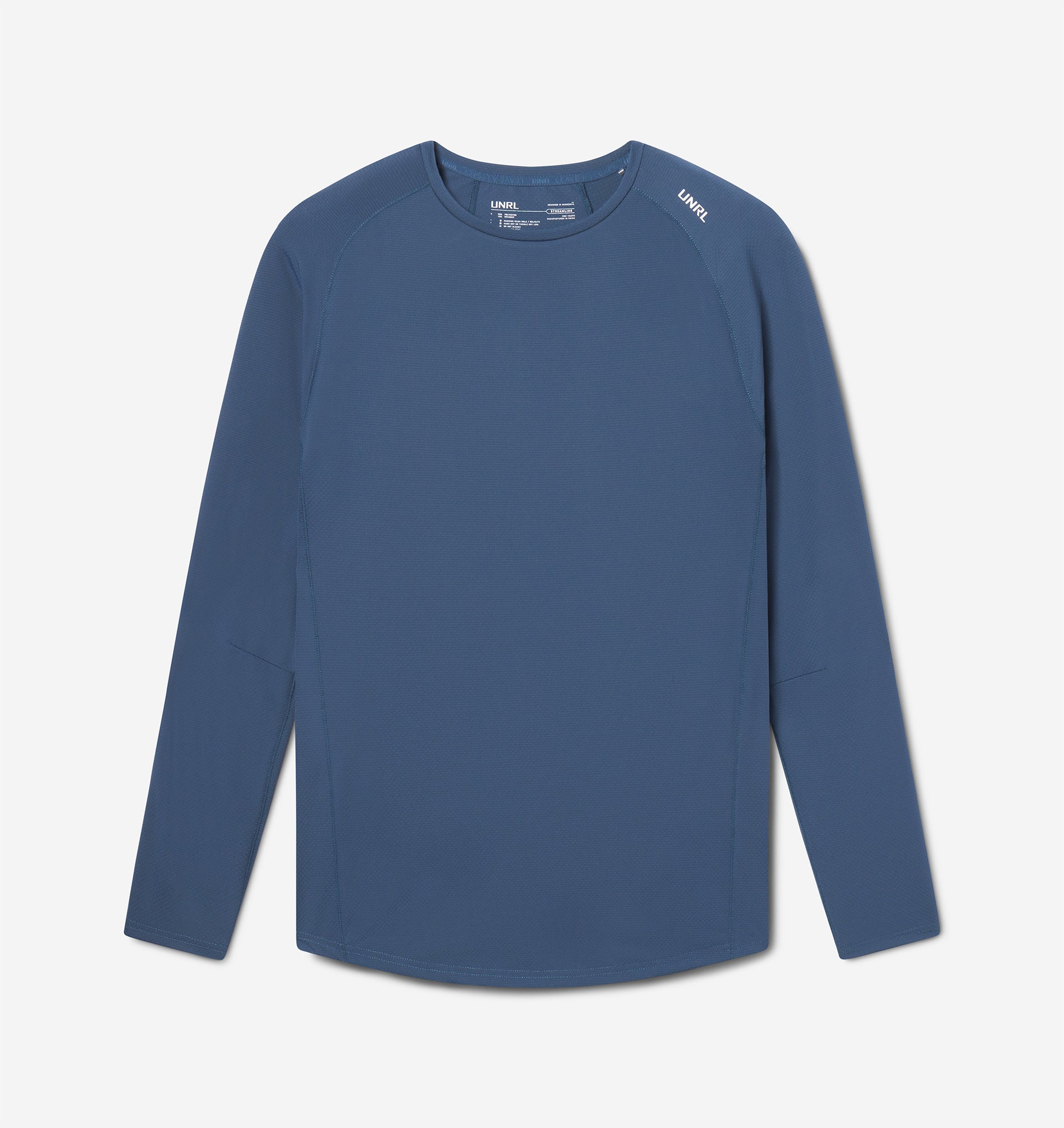 UNRL Streamline Performace Long Sleeve Cavern Blue