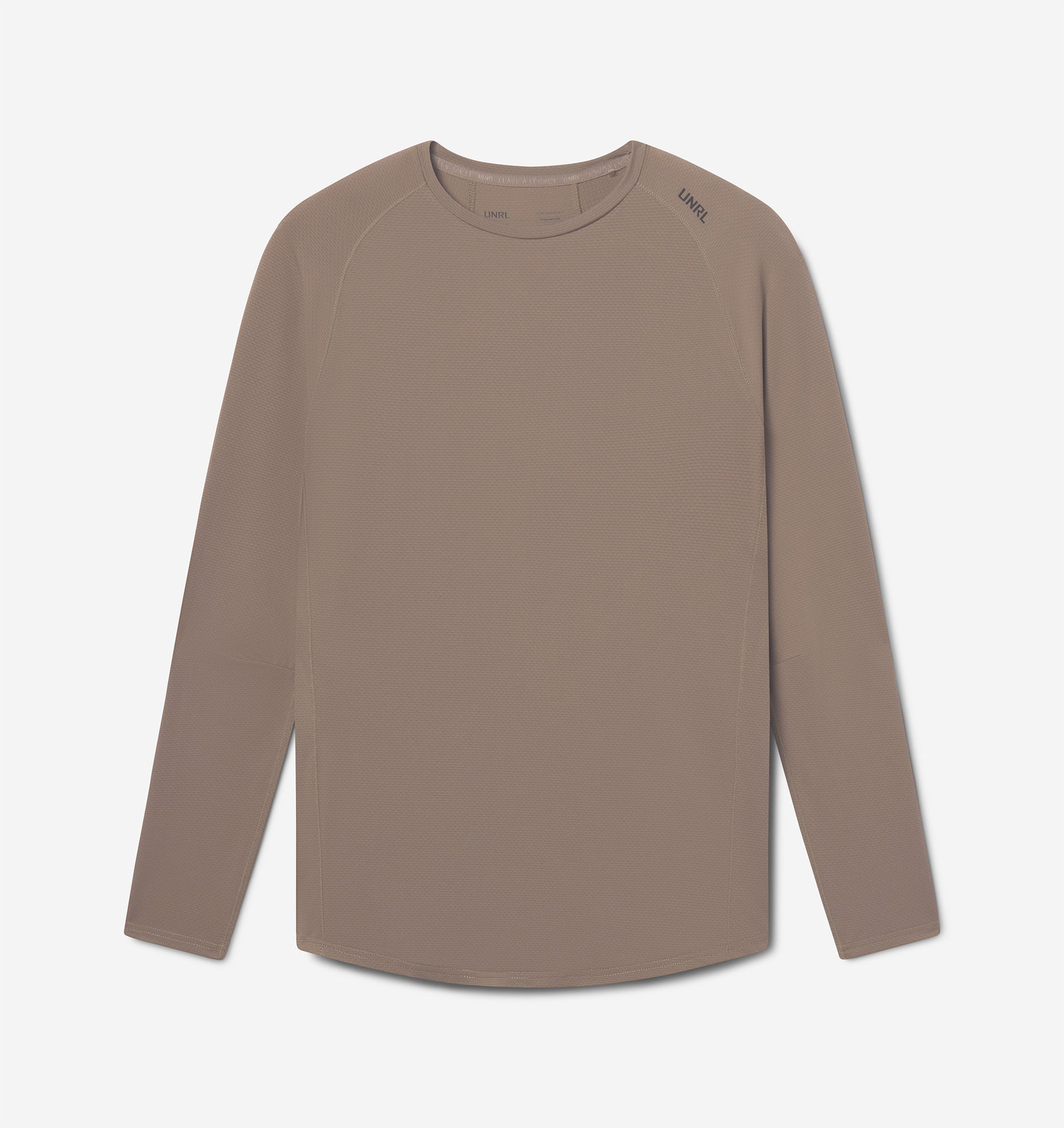 UNRL Streamline Performace Long Sleeve Taupe