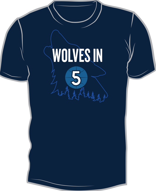“Wolves in 5” Limited Edition Belle+Canvas Shirt – Graphic Goat Exclusive