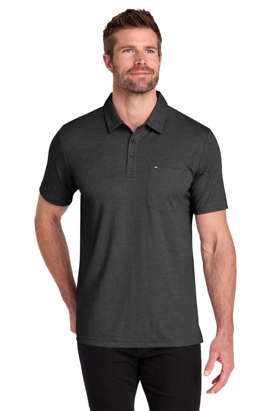 TravisMathew Oceanside Heather Pocket Polo TM1MY404 | Add Your Logo