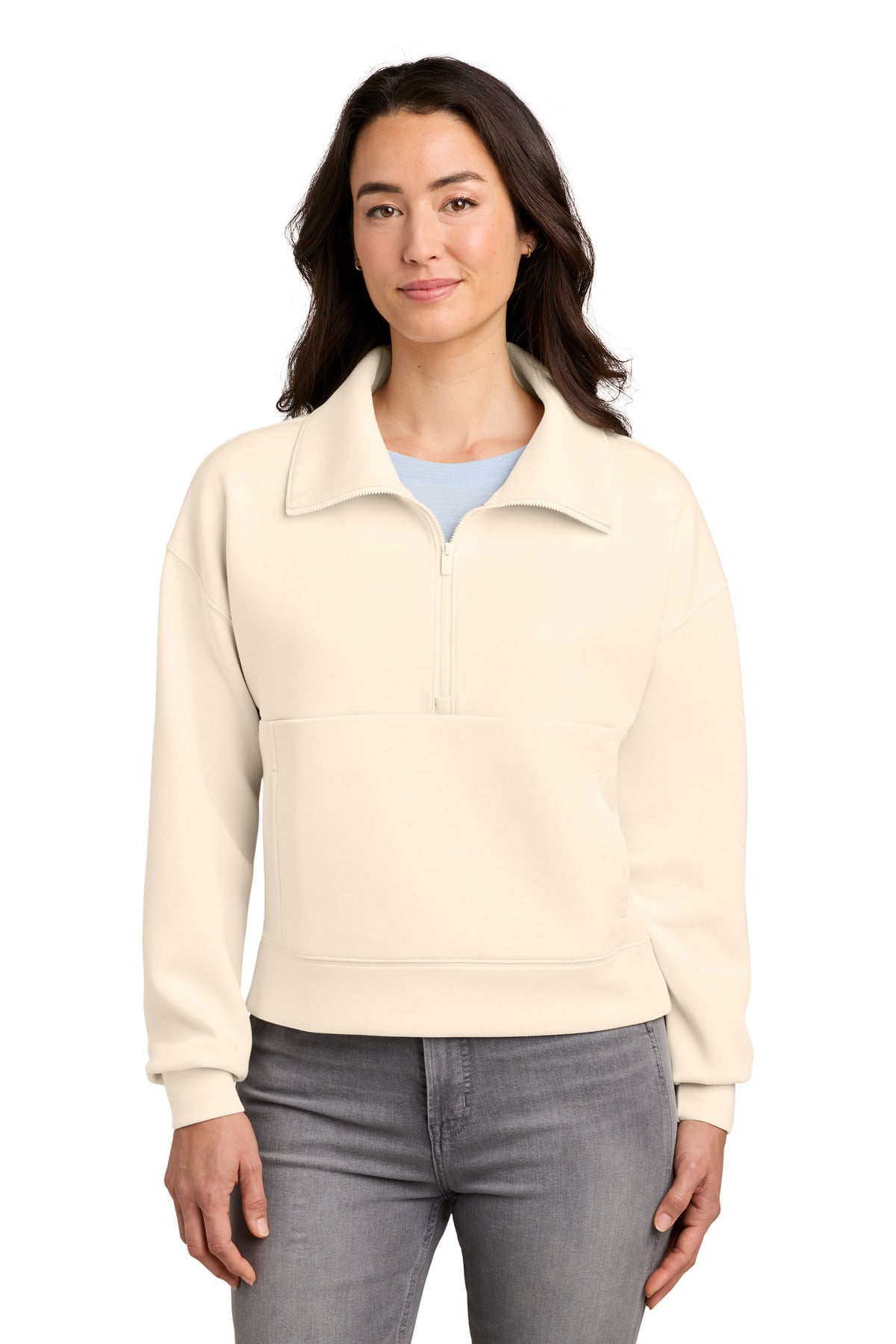 TravisMathew Women's Momentum Shift 1/2-Zip TMA42219 | Add Your Logo
