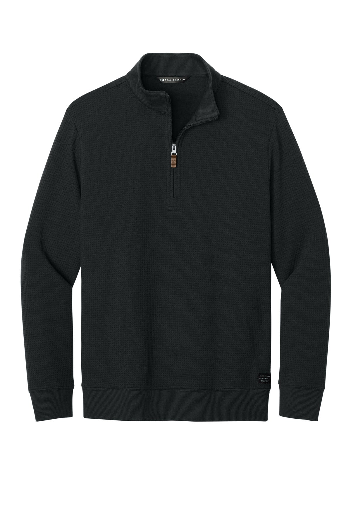 TravisMathew Waffle 1/4-Zip TMA46418 | Add Your Logo
