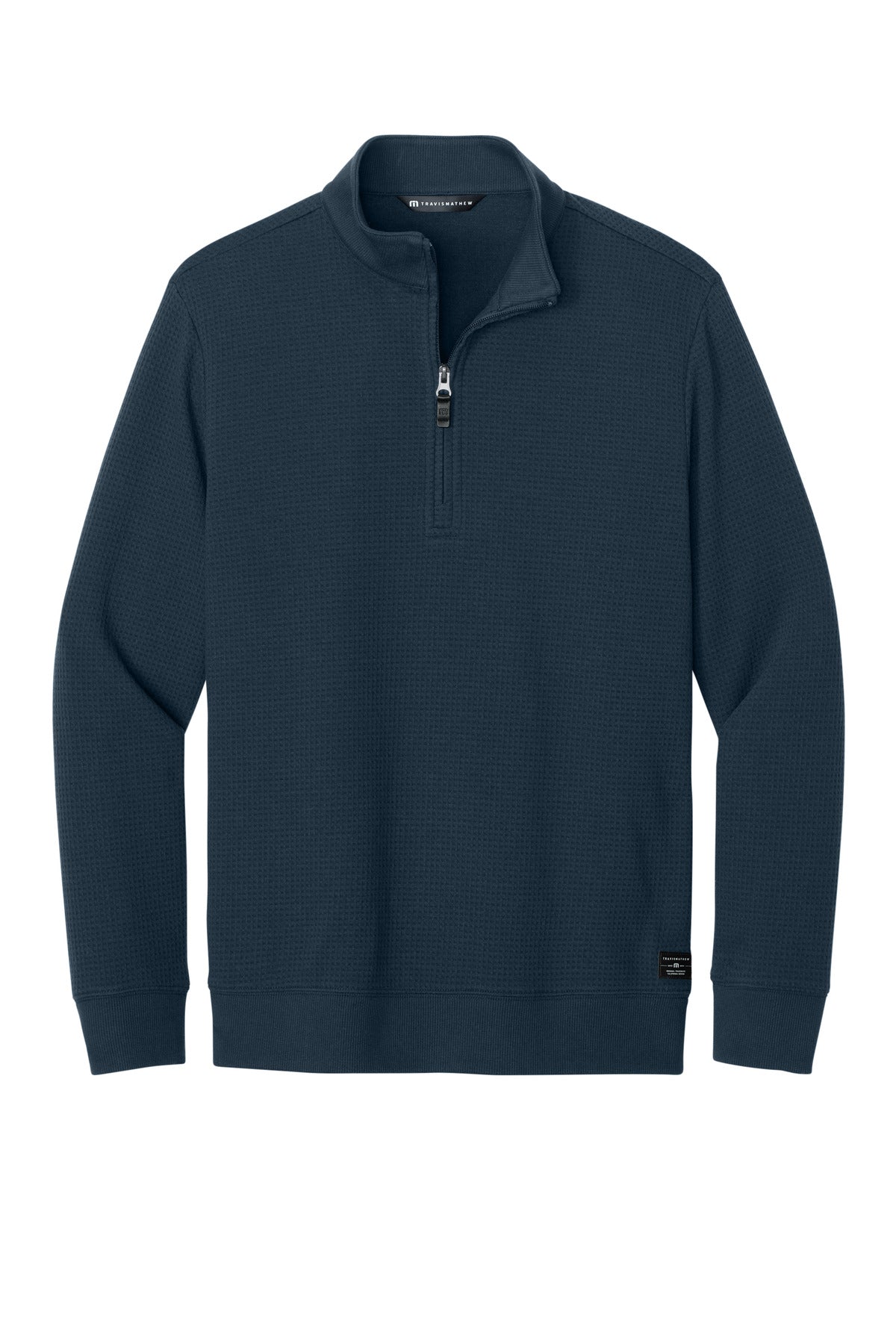 TravisMathew Waffle 1/4-Zip TMA46418 | Add Your Logo