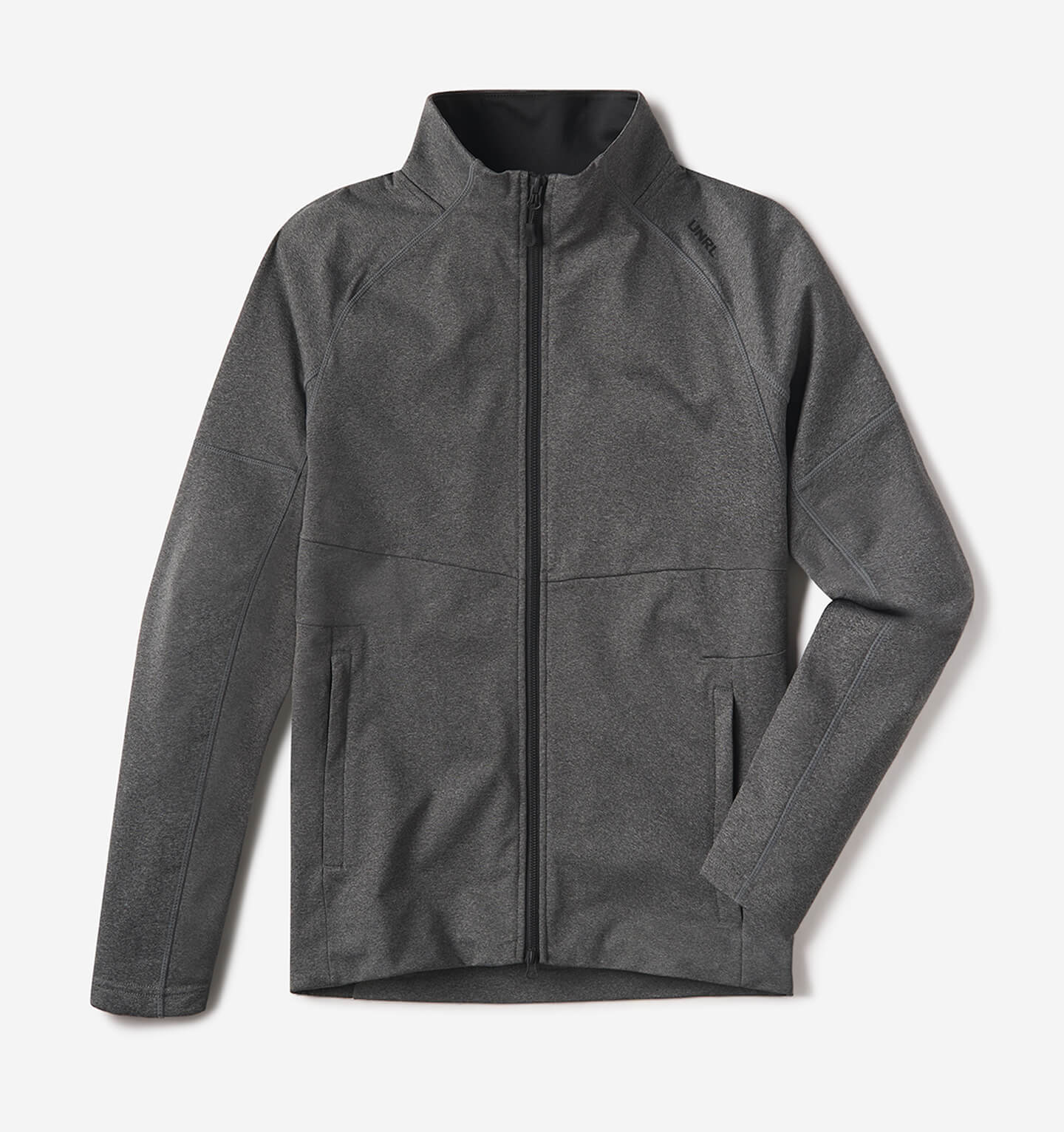 UNRL Transition Full Zip â€“ Heather Charcoal