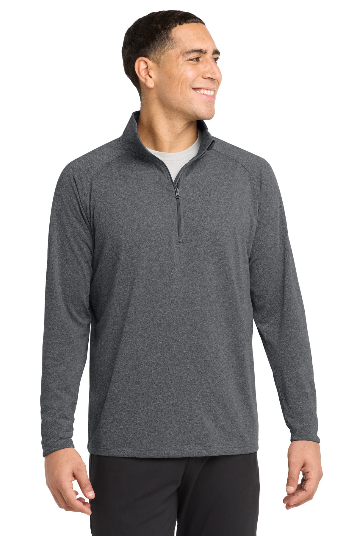 Sport-Tek   Tall Sport-Wick   Stretch 1/4-Zip Pullover. TST850