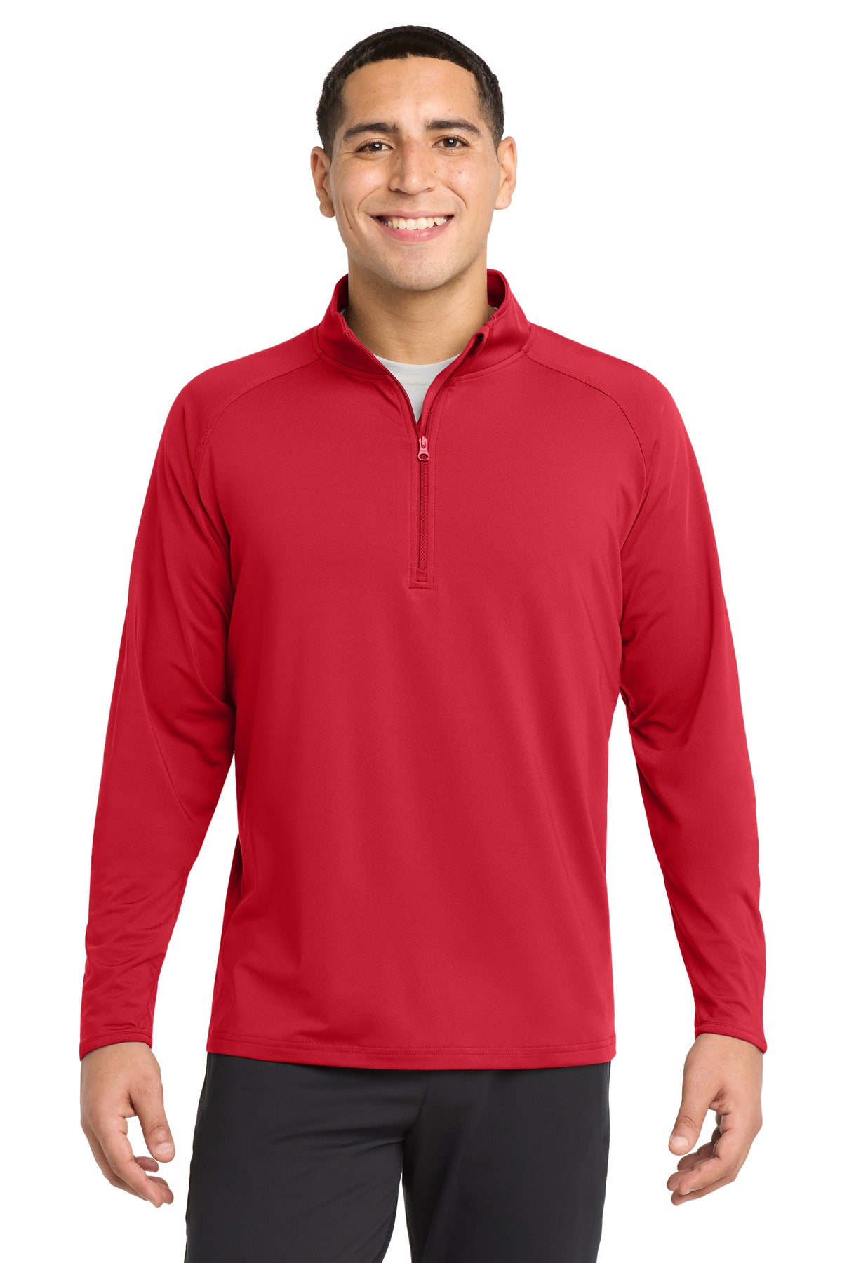 Sport-Tek   Tall Sport-Wick   Stretch 1/4-Zip Pullover. TST850