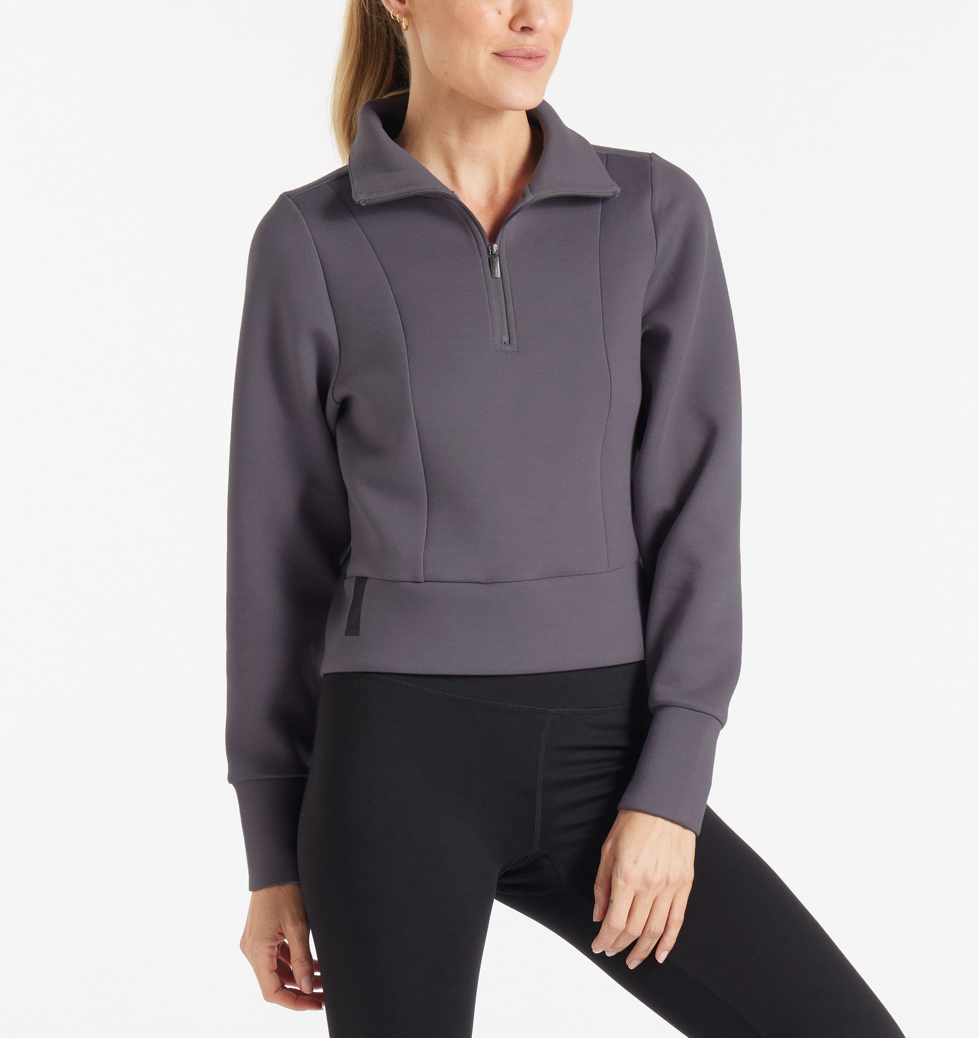 UNRL LuxBreak Half Zip Pullover â€“ Lavender Dusk