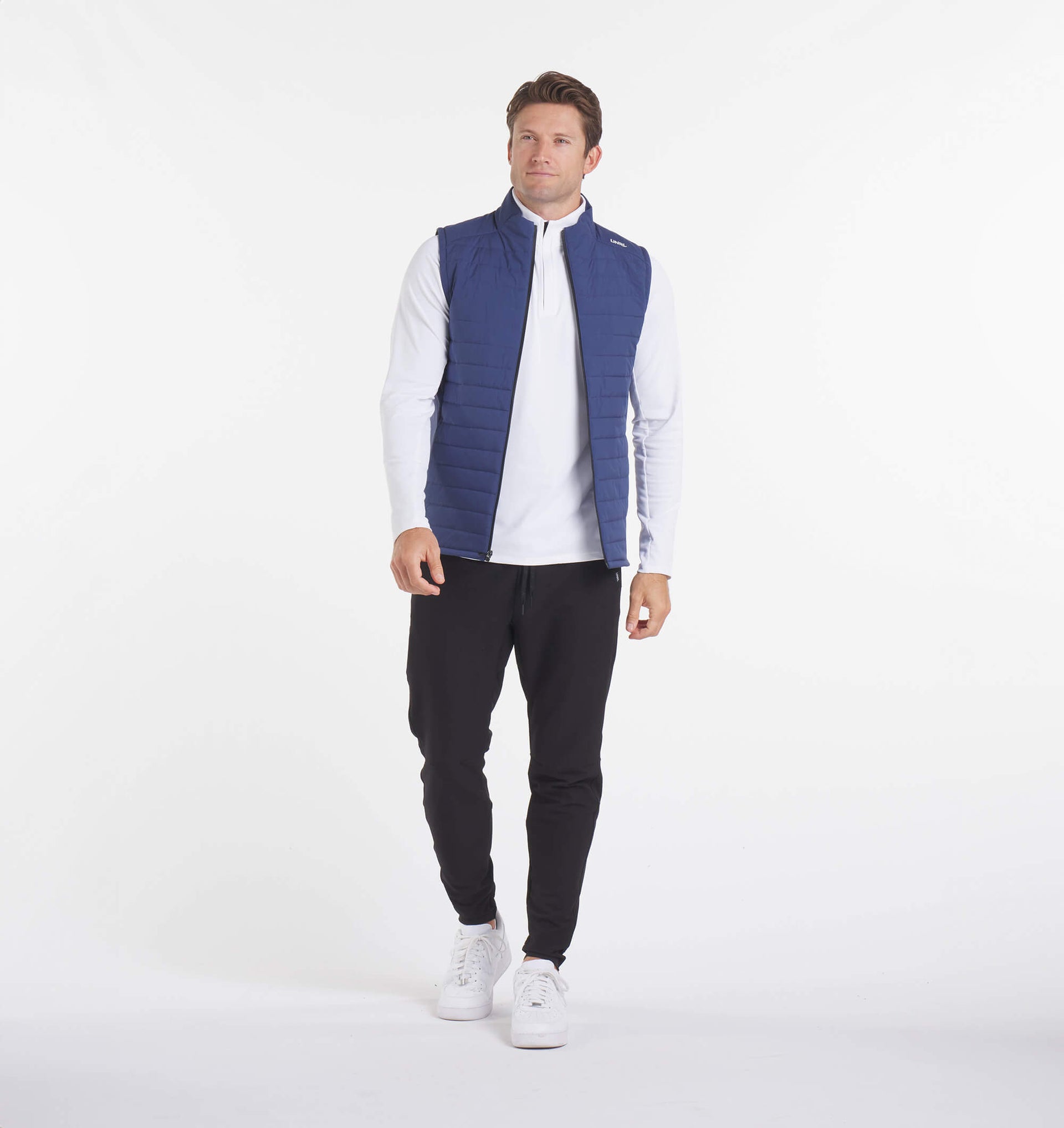 UNRL Mens Vancouver Quilted Vest Ã¢â‚¬â€œ Harbor Blue
