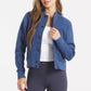 UNRL Womens Jetset Bomber Jacket Ã¢â‚¬â€œ Cavern Blue