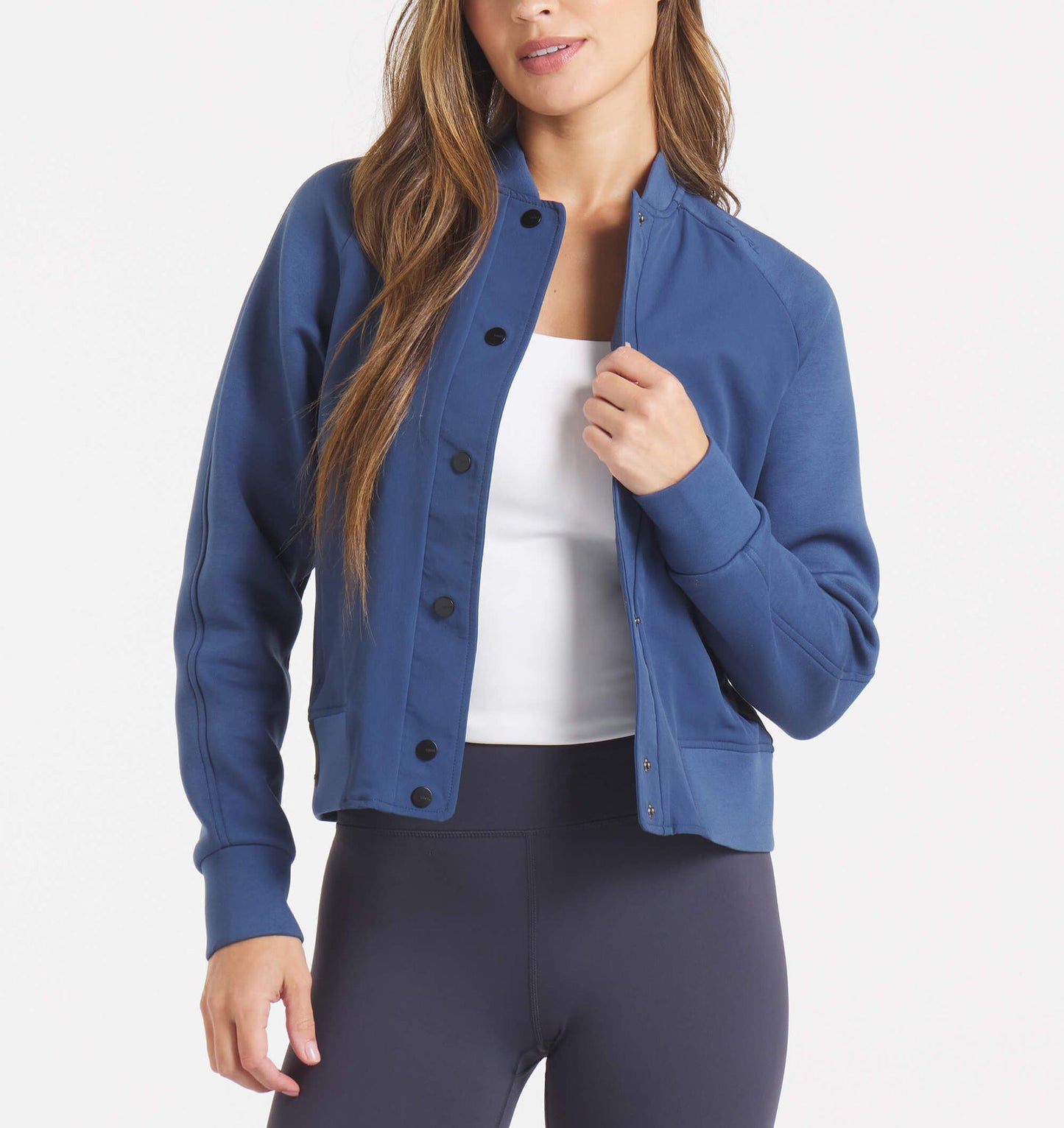 UNRL Womens Jetset Bomber Jacket Ã¢â‚¬â€œ Cavern Blue