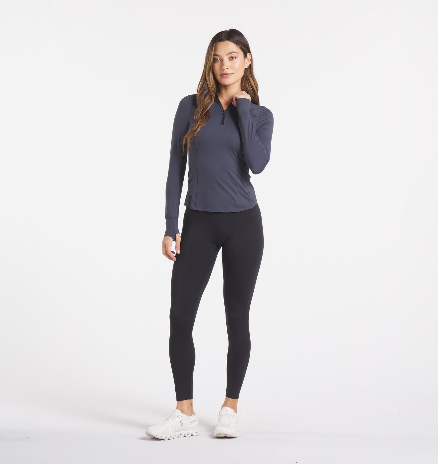UNRL Womens Performa Fitted Half-Zip Ã¢â‚¬â€œ Nine Iron