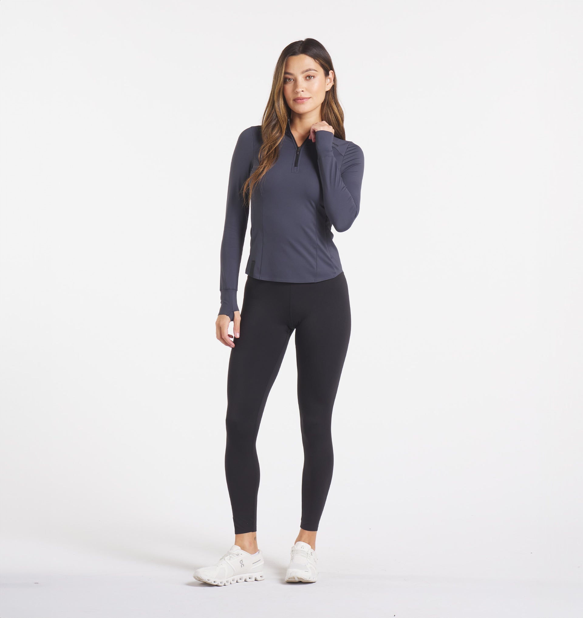 UNRL Womens Performa Fitted Half-Zip Ã¢â‚¬â€œ Nine Iron