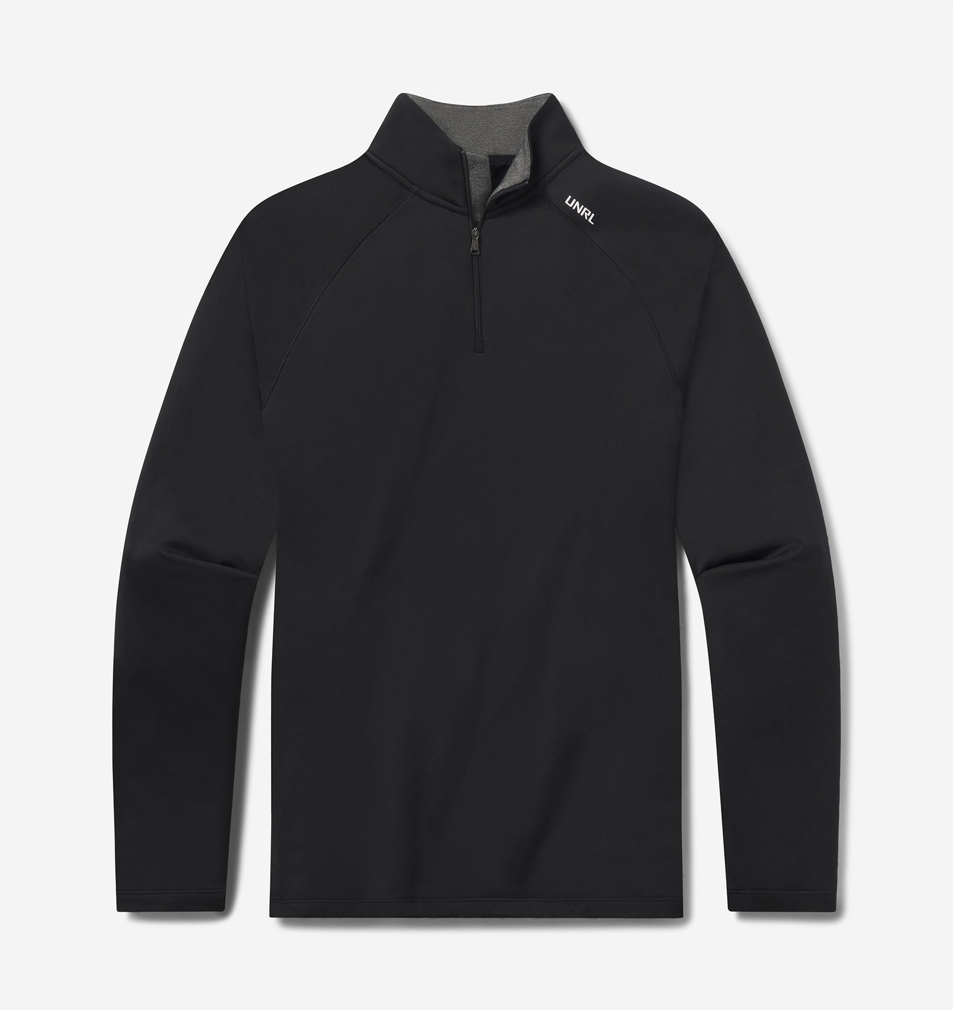 UNRL Interlock Quarter Zip Ã¢â‚¬â€œ Black